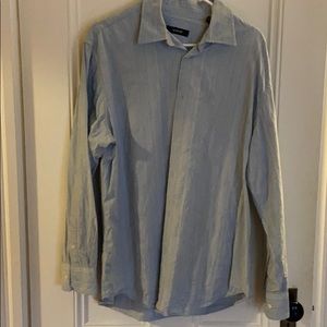 Men’s light blue button up